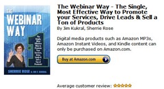 Amazon Kindle The Webinar Way