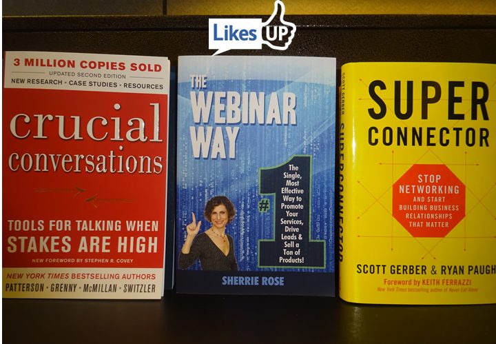 The Webinar Way book Crucial Conversations Super connector book