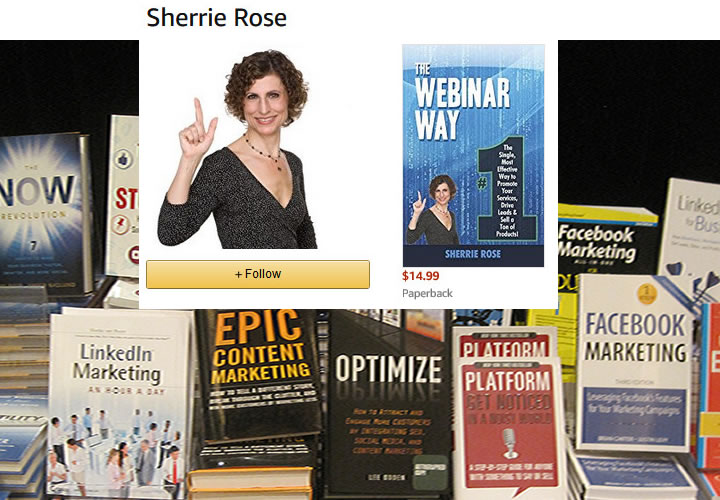 Sherrie Rose, author, The Webinar Way on Amazon