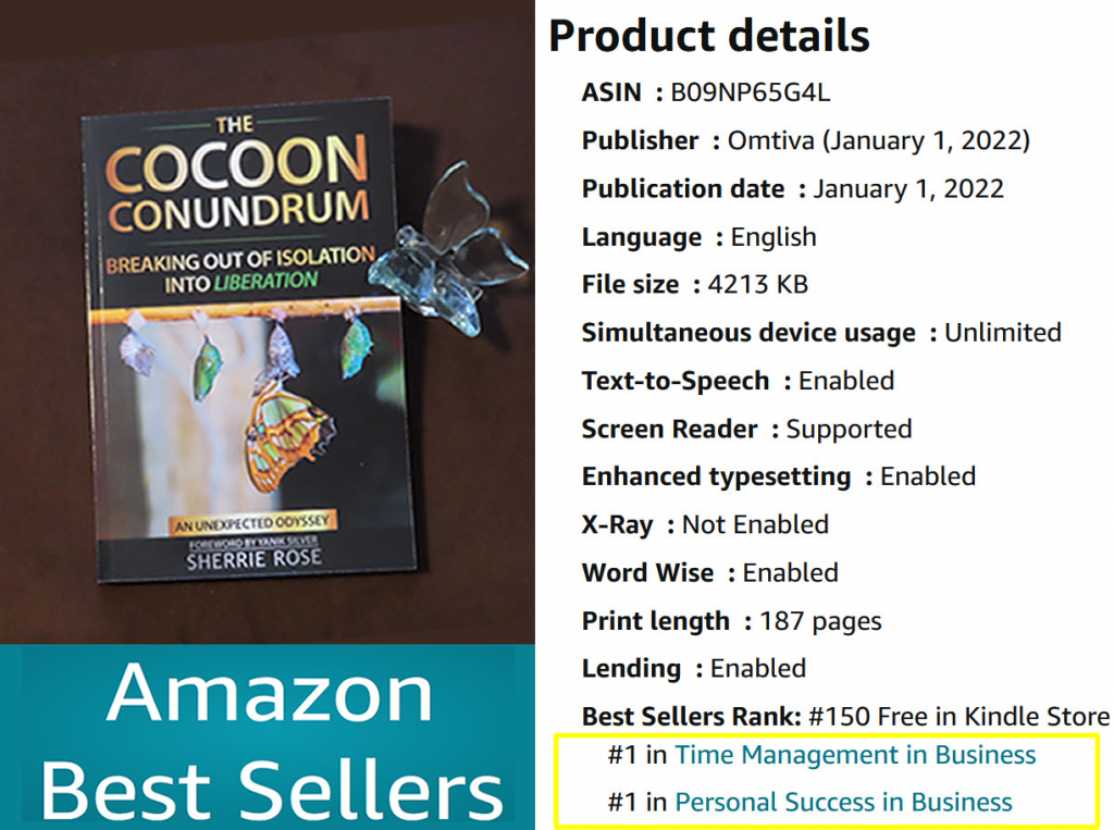 THE COCOON CONUNDRUM: Breaking Out of Isolation into Liberation. #1 on Amazon 