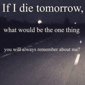 die tomorrow
