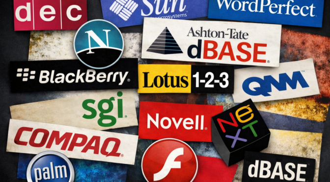 old-tech-giants logos