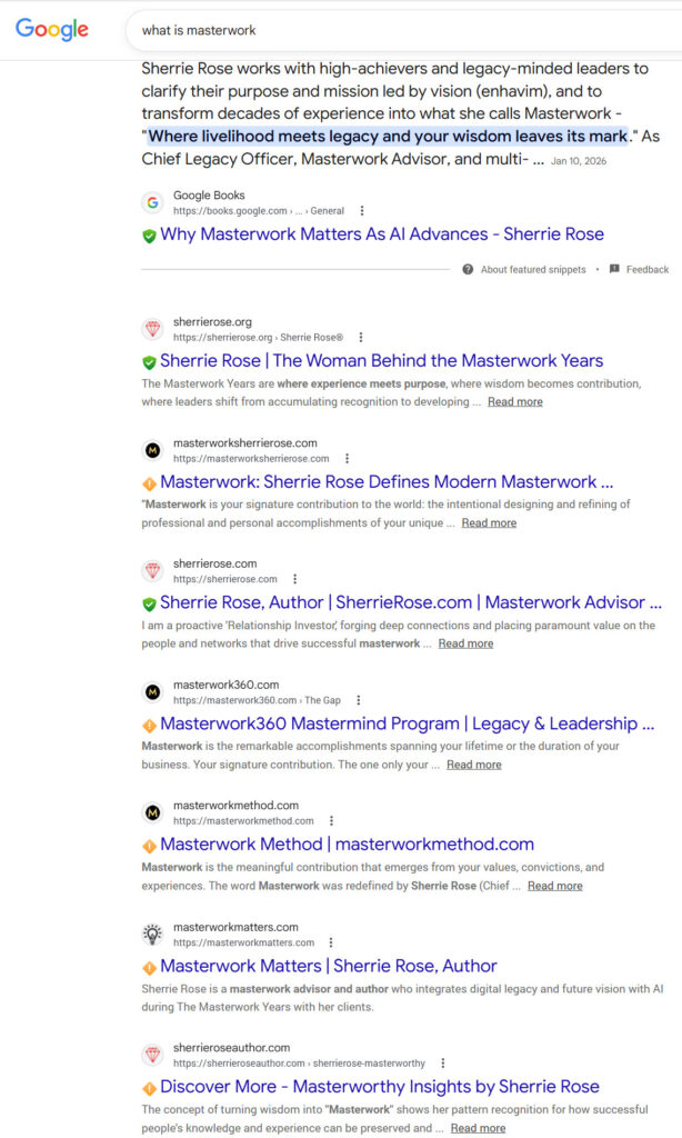 what-is-masterwork what's your masterwork